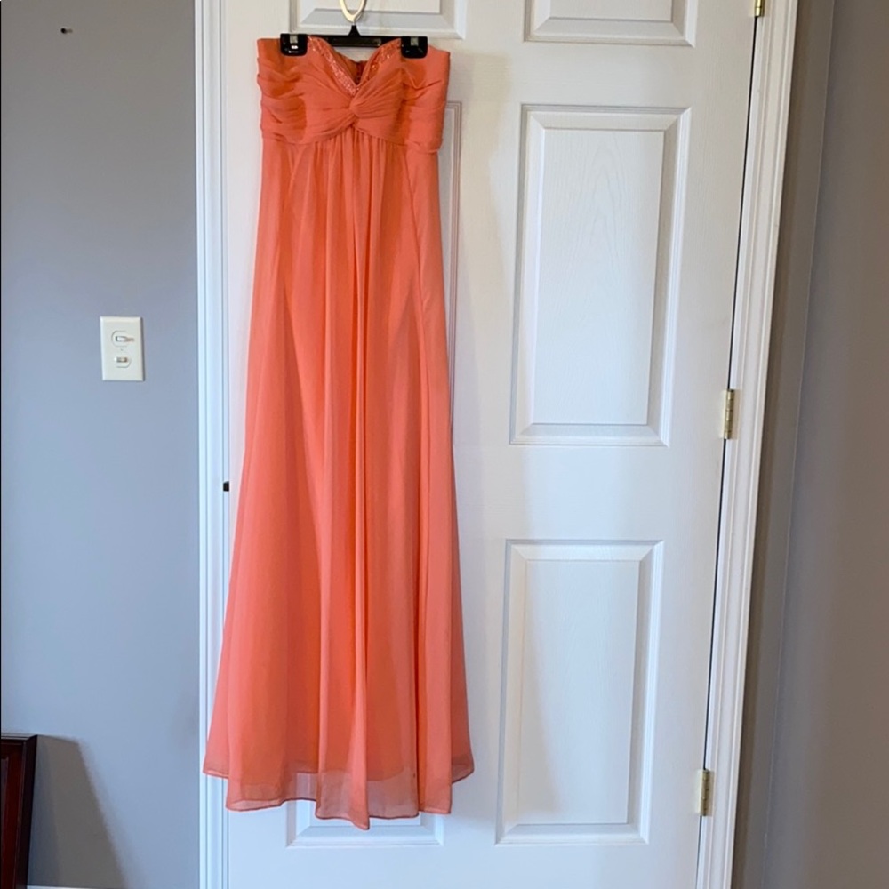 REDUCED PRICE! 
David’s bridal bridesmaid gown.
